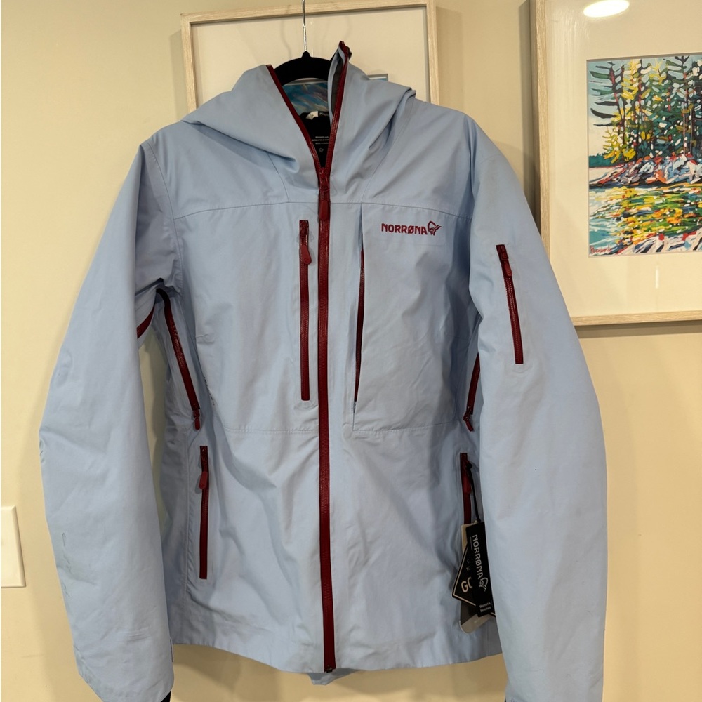 Norrøna Serenity blue Jacket, Size Large